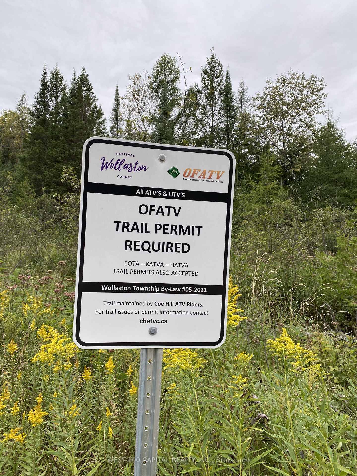 Vacant land fronting Hwy 620, ATV trail at the back, hydro line runs along the highway, School Bus stops in the corner of King Rd and Hwy 620.