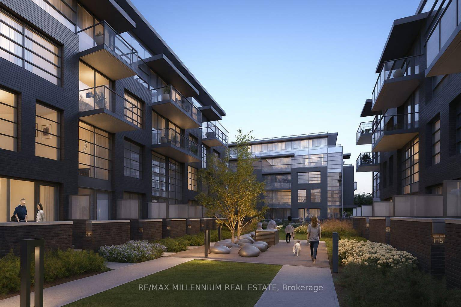 Welcome To The Landing. A Well Situated Building Near Hwy 401 407 and right across walking to Whitby Go.