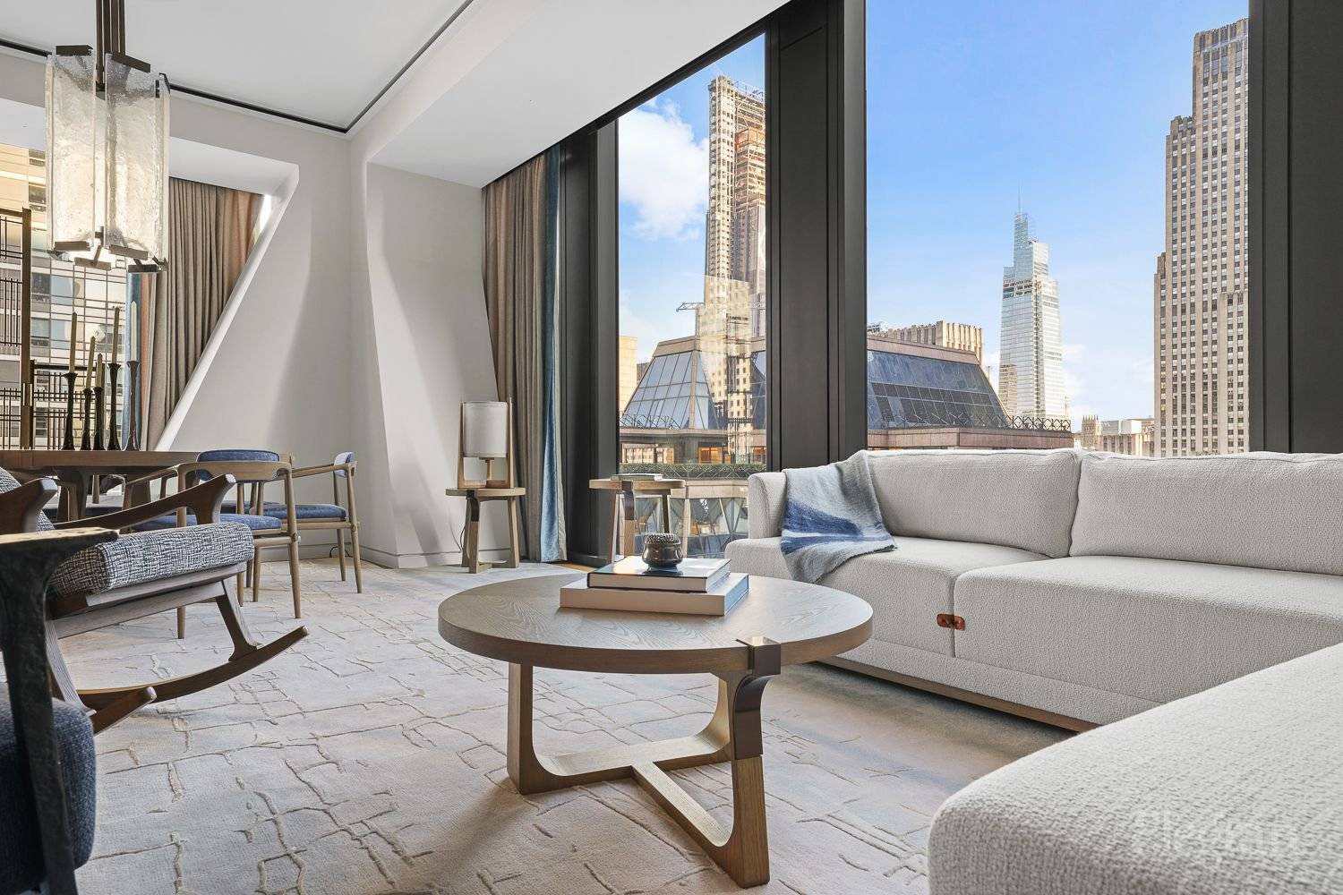 Configurable as a 3, 4, or even 5 bedroom residence, this half floor residence is one of a kind at the iconic 53 West 53, designed by renowned architects Jean ...