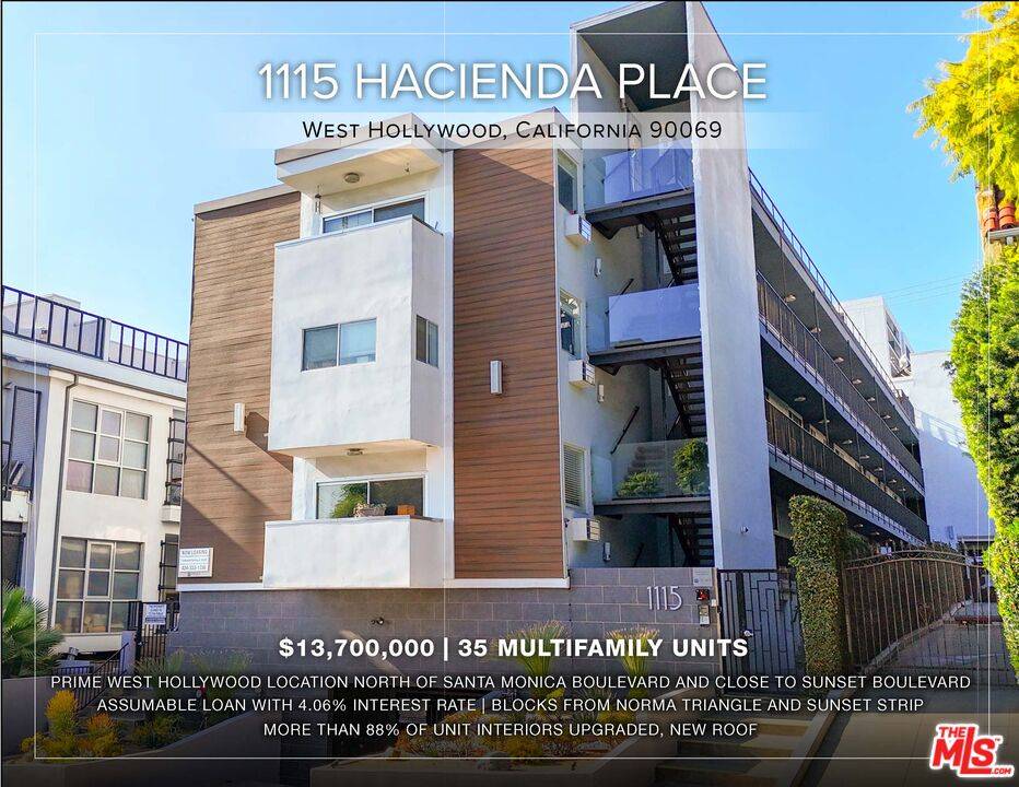 1115 Hacienda Pl 40BR Sunset Strip La