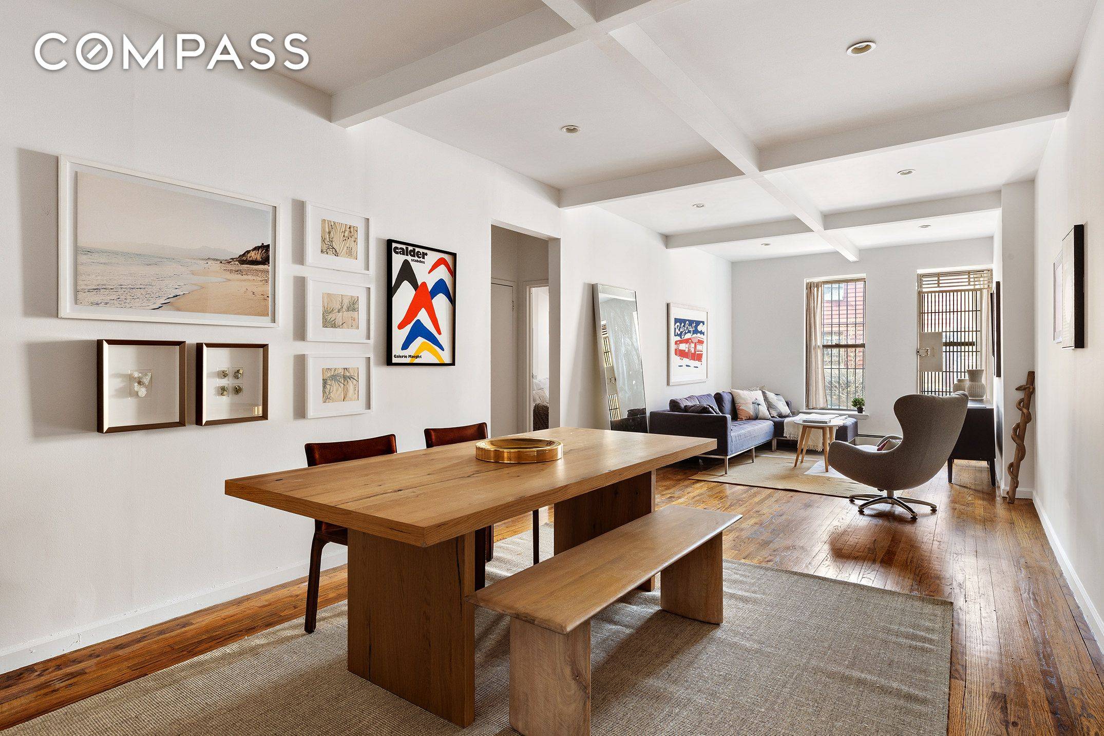 Spanning over 1, 100 square feet, 246 Sumpter Street, Unit 1C is a spacious and stylish 3 bedroom, 1.
