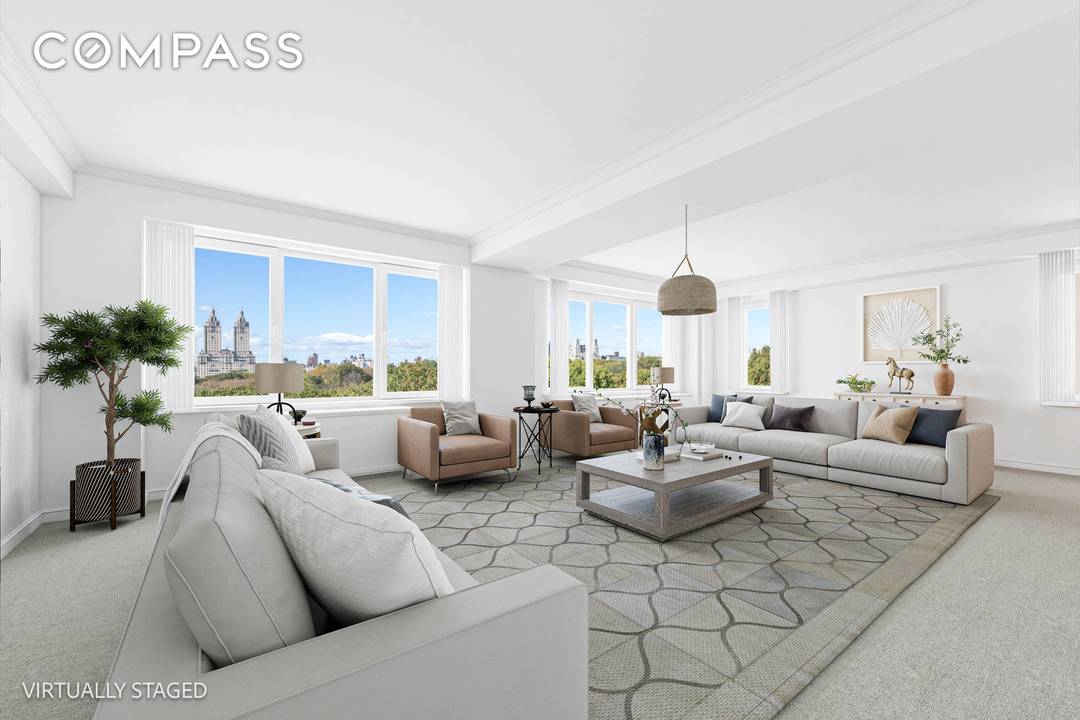 Experience astonishing views of Central Park from this extraordinary Fifth Avenue residence.