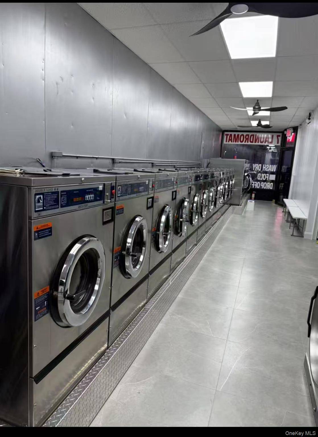 Laundromat business for sale in the heart of Downtown Flushing.