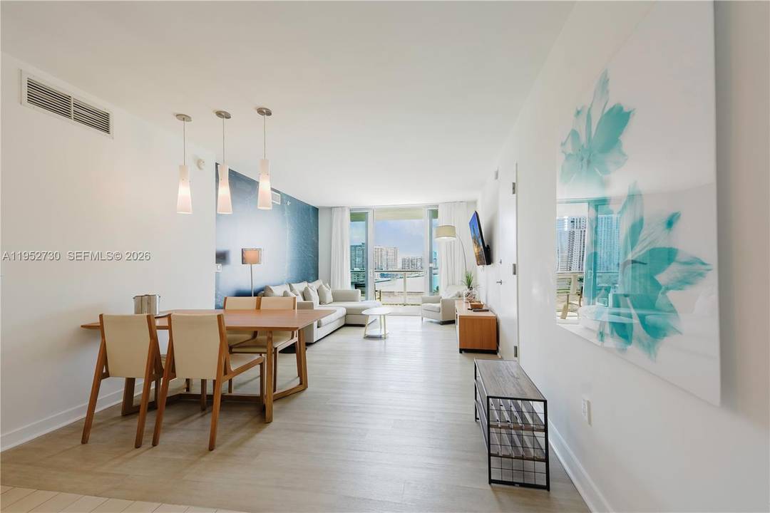 Turnkey 2bed 2bath south facing condo at Beachwalk Resort with gorgeous ocean and Intracoastal views, sold fully furnished and equipped and ready for immediate use or rental.
