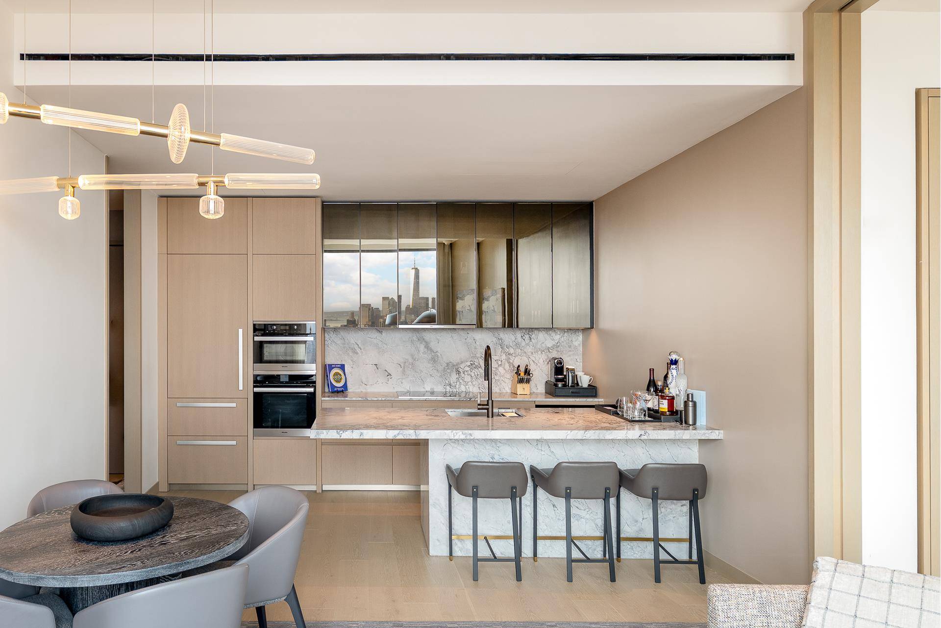 INCOME PRODUCING PENTHOUSE Delivered fully furnished and move in ready, Penthouse 40C presents a rare opportunity as a luxury pied a terre or an income producing investment.