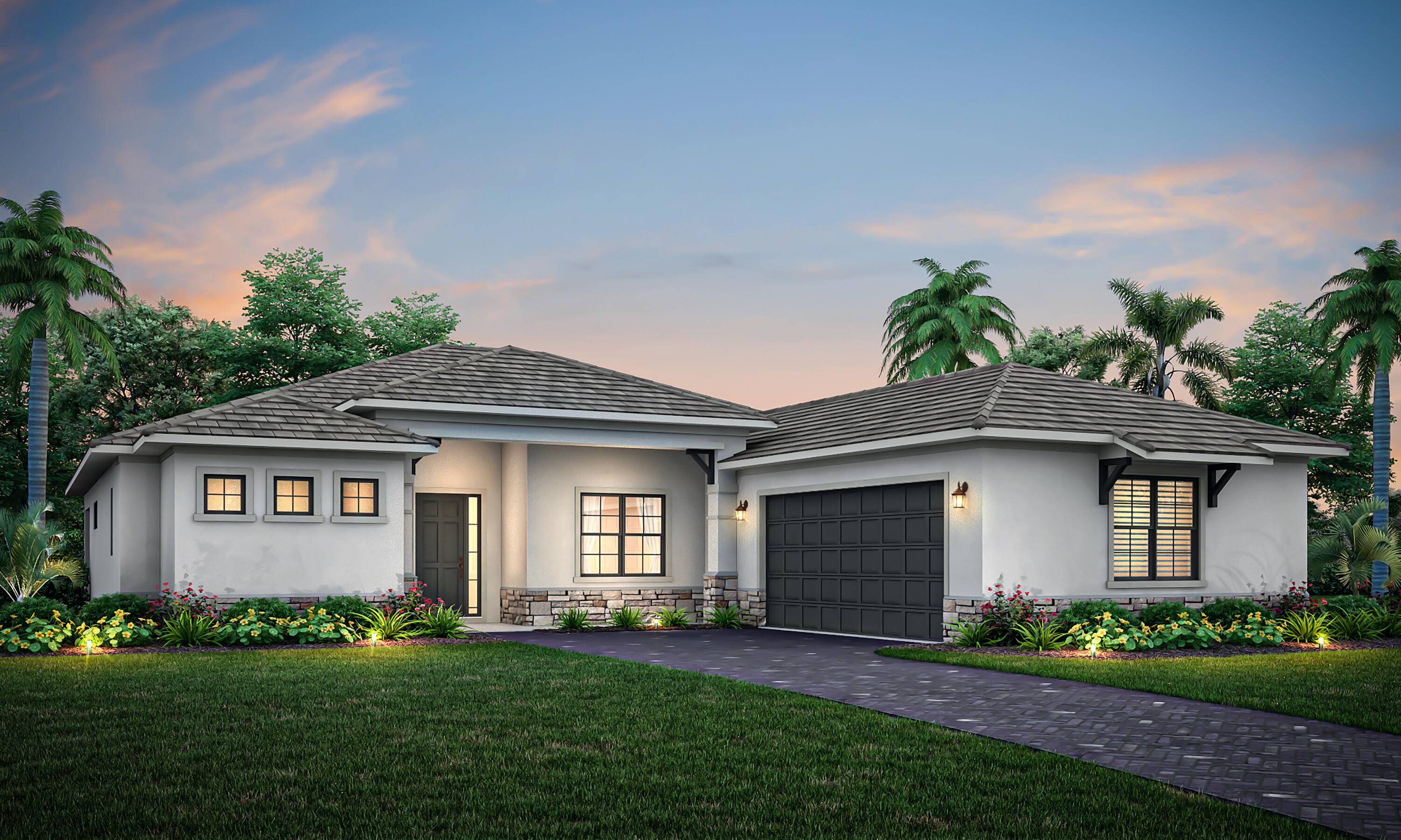Don't miss out on this opportunity to own a 4 bedroom plus den, oversized 2 car garage home in the beautiful gated community of Rivella on a premium corner lot.