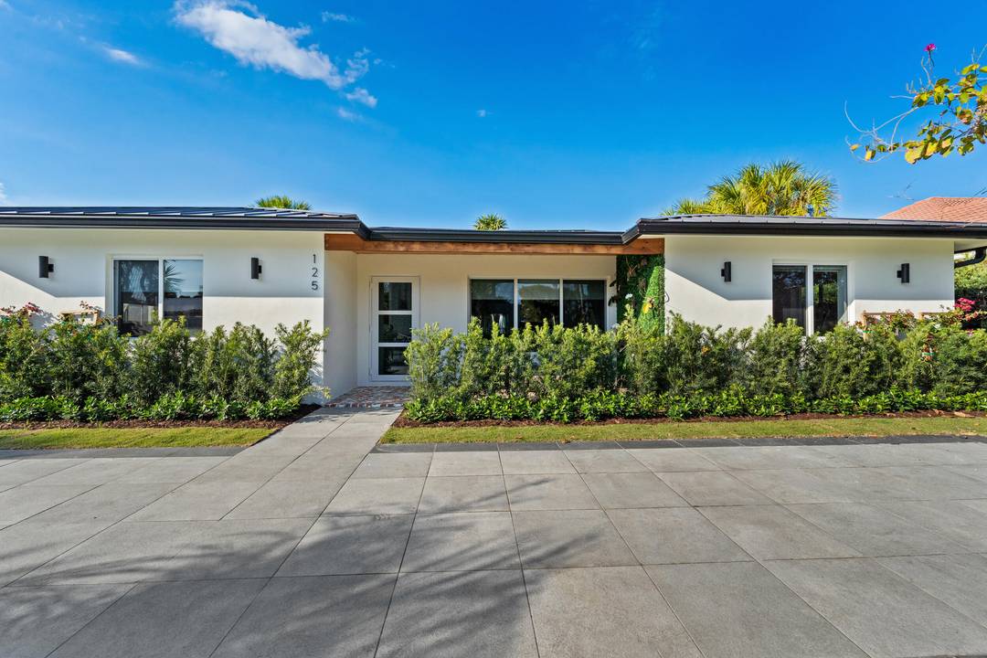 This charming, renovated beach bungalow is located in Palm Beach Shores and is just a short walk to the beach.
