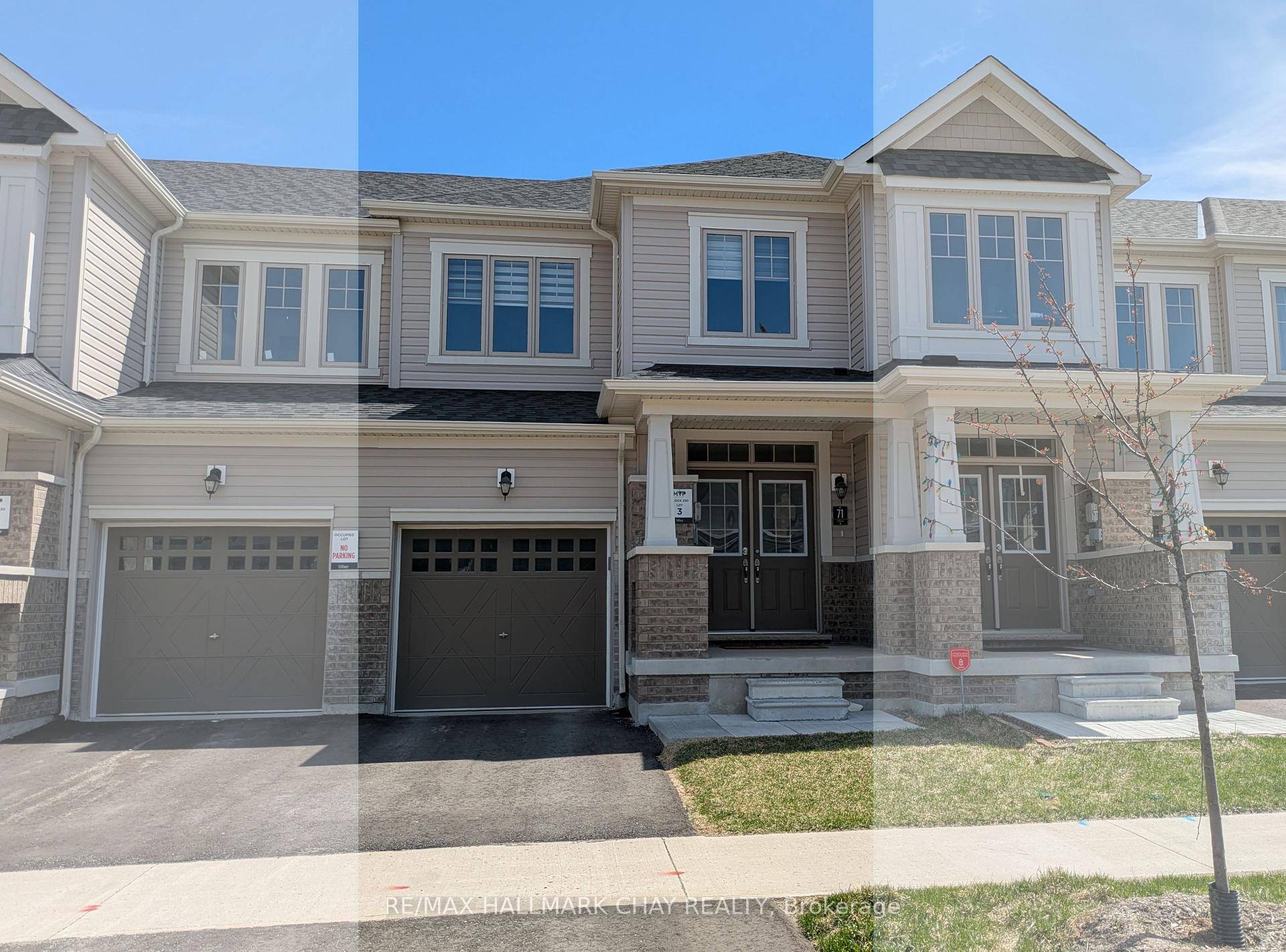 Entire townhouse 3 year old 3 bedroom, 1, 413 sf home with single garage locating in Barrie's south end off Mapleview Dr.