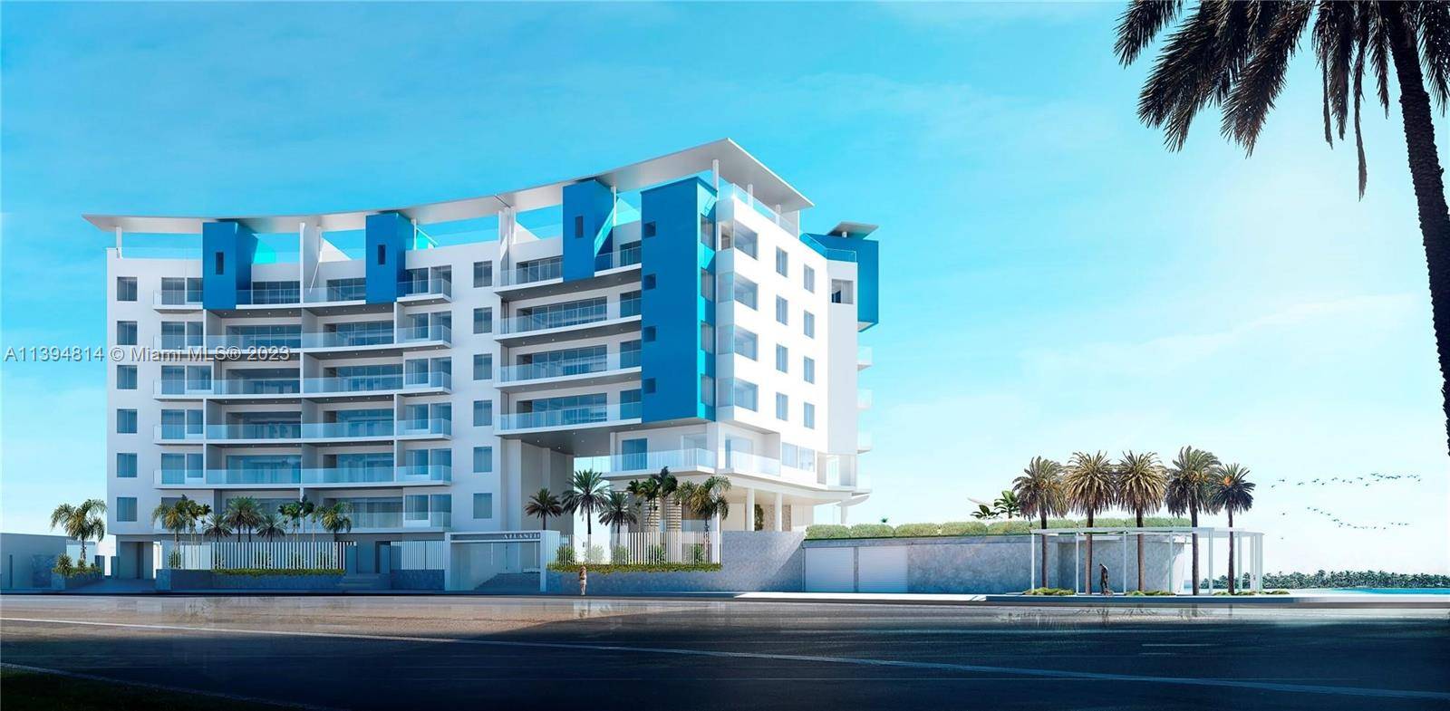 We are excited to introduce Penthouse D a corner unit facing the ocean, Palm beach and the city.