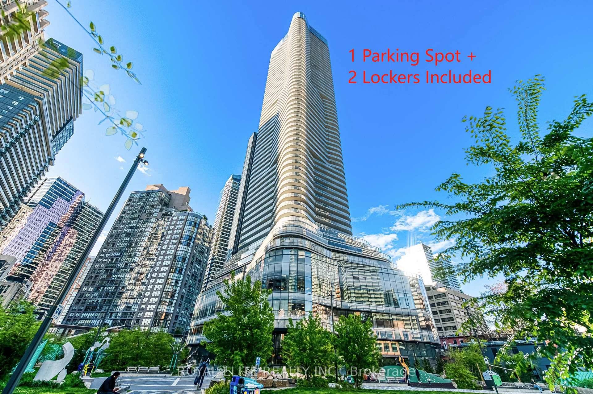 Welcome To 11 Wellesley A Bright And Spacious 1 Den Suite With Rare One Parking Spot And Two Lockers, Perfectly SituatedIn The Heart Of Downtown.