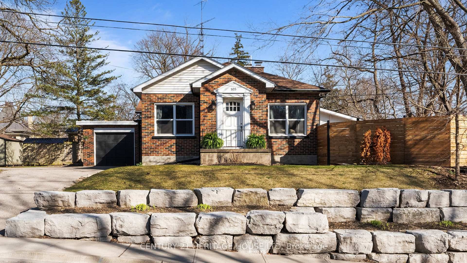 Welcome to 105 St. Paul Avenue in Brantford This beautifully updated, all brick bungalow is nestled on a large, private lot surrounded by mature trees in one of Brantfords most ...