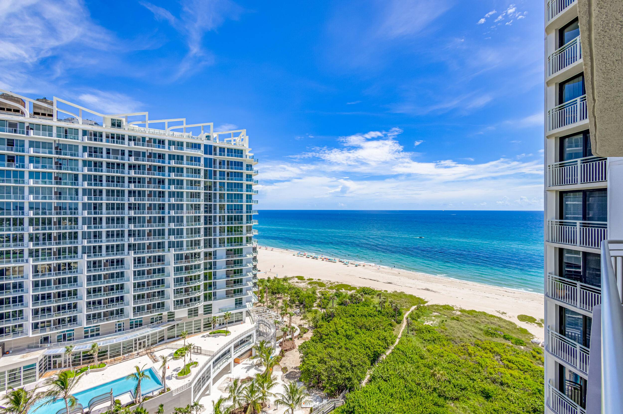 Spend season '26 or annually enjoying the turqoise ocean and indigo intracoastal large balcony is perfect for morning coffee or evening cocktails.