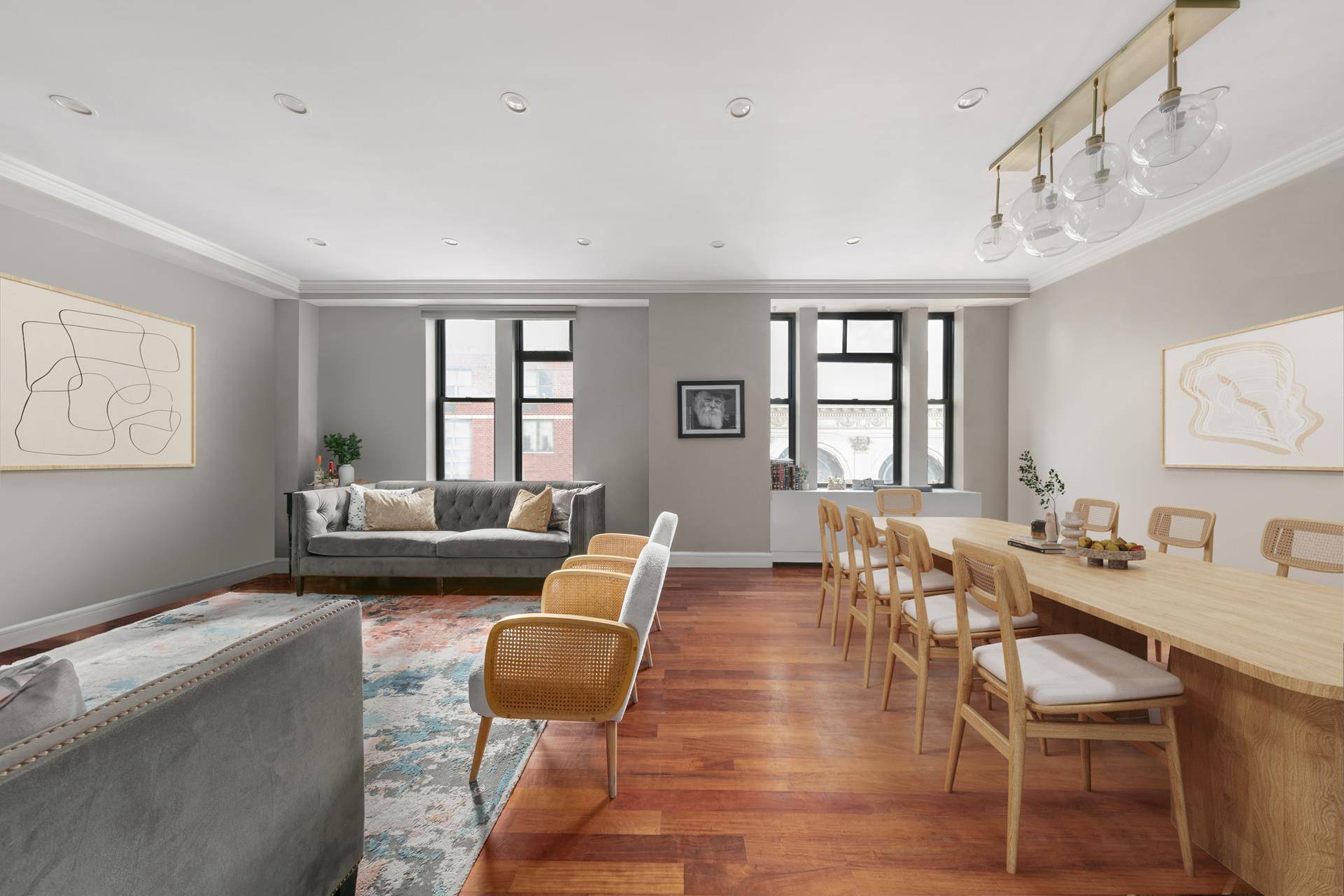 Introducing 4A at 219 W 81st Street A spacious, light filled corner residence with three bedrooms and two windowed bathrooms.