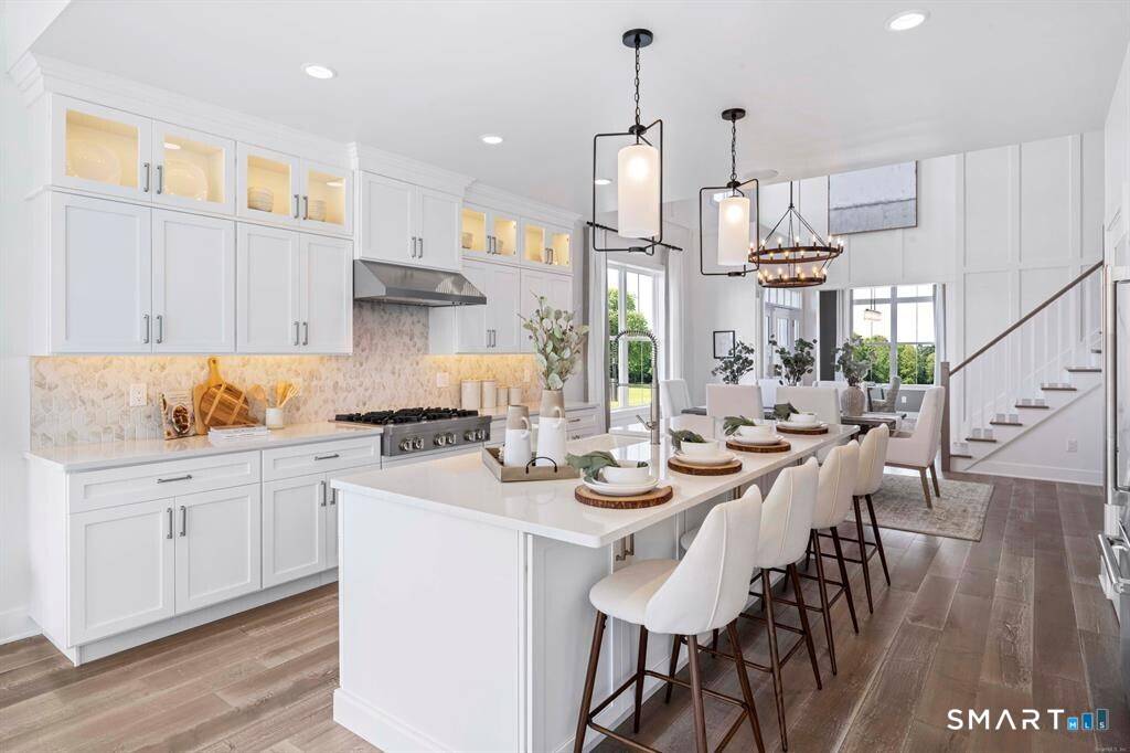 Soaring ceilings and graceful details define the Albrecht's thoughtful design.