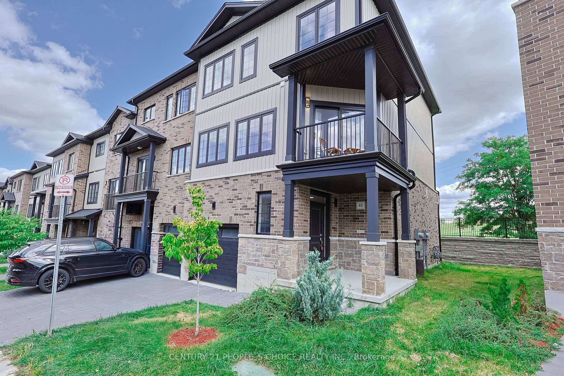 Stunning Enhanced End Corner Park View Townhouse With gorgeous panoramic garden view amp ; green belt.