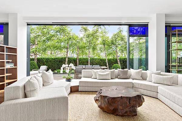 A private landscaped park with a pool right off your living room in the heart of Soho.