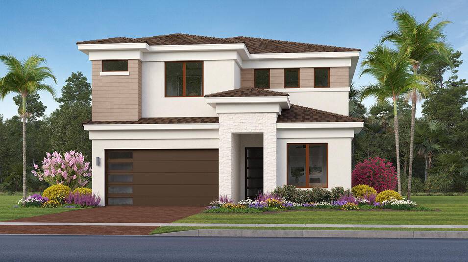 This new two story home is ready for modern lifestyles.