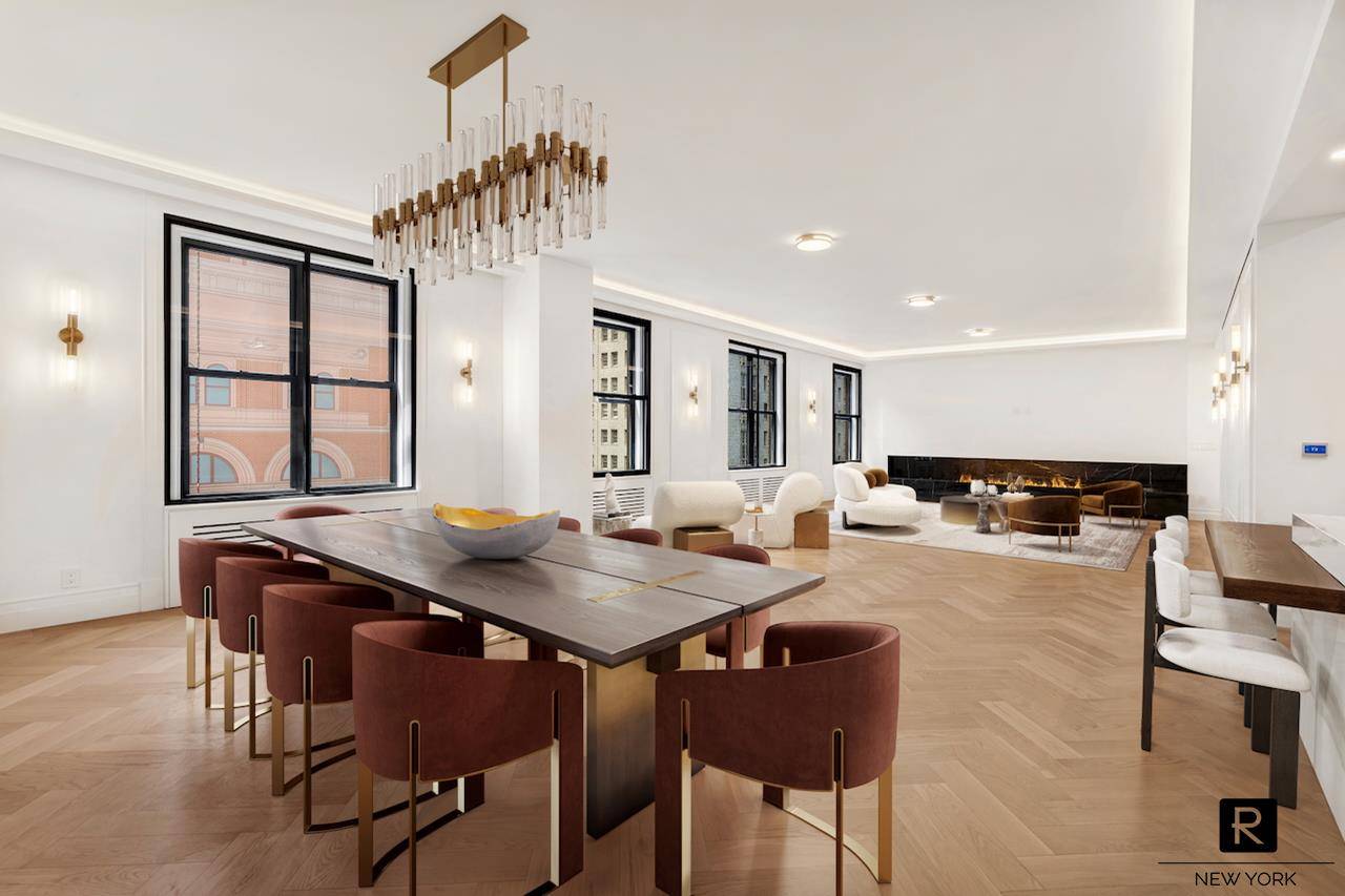 Be the first to live in this fully renovated pre war grand residence on Billionaire's Row.