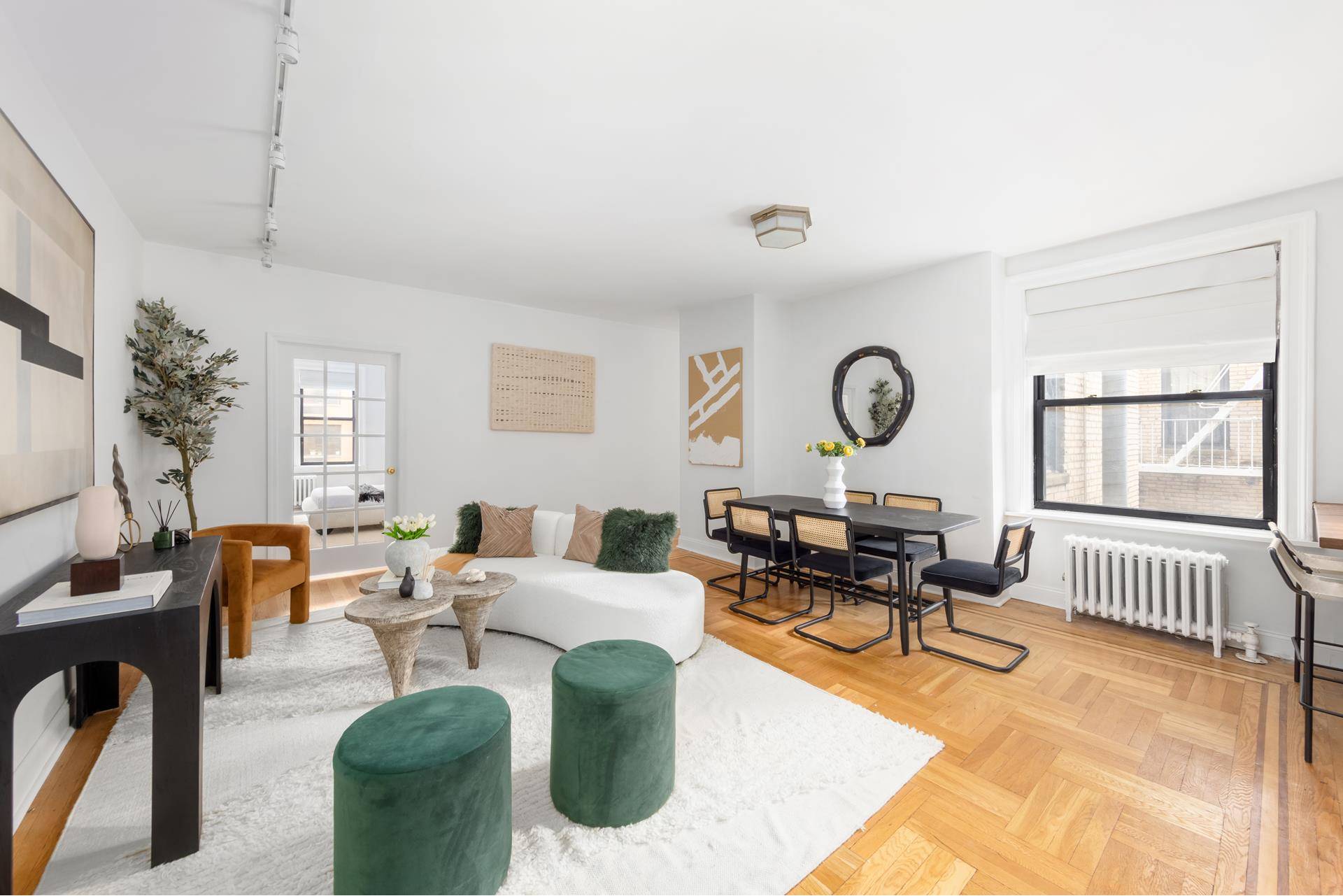Residence 4A is an oversized, pre war three bedroom in the heart of the East Village.