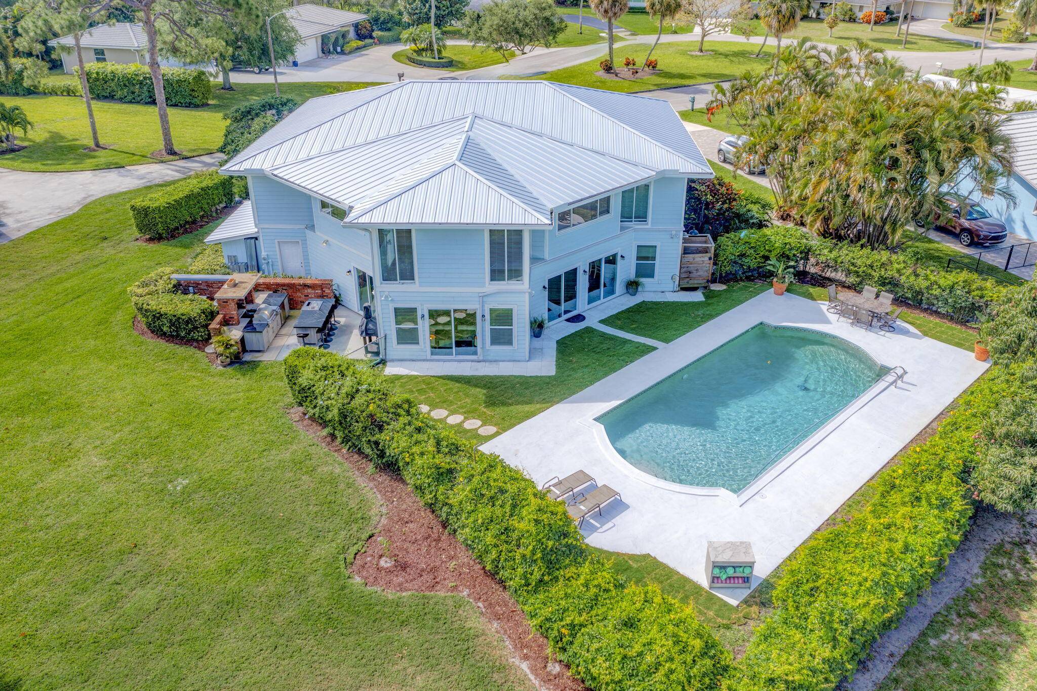 This One of a Kind Fully Renovated 5 Bedroom, 4 Bath Pool Home w an Extended 4 Car Garage Offers 4, 710 Living Sq Ft on over 1 3 of ...