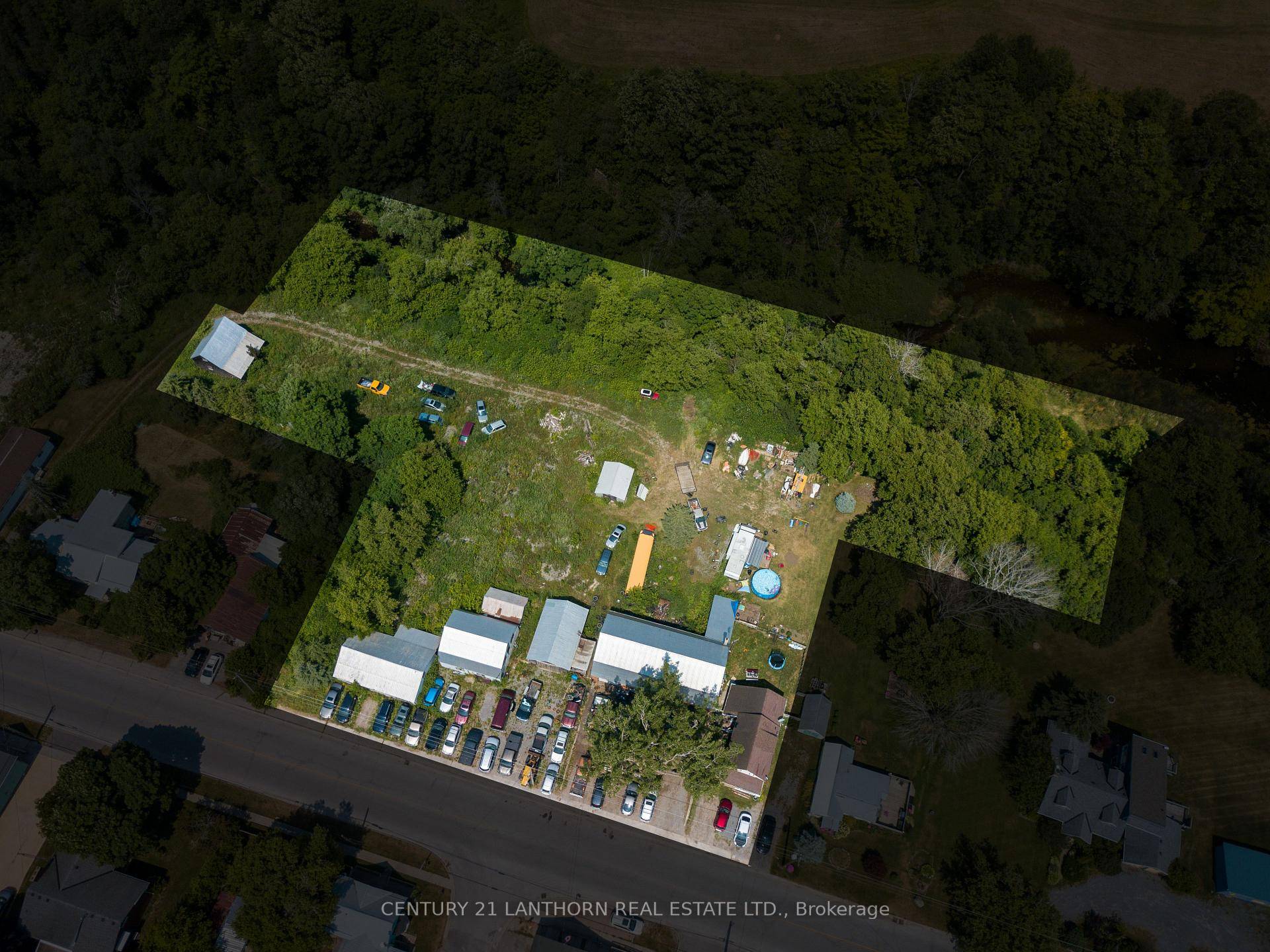 This 2. 6 acre property has commercial zoning and is right by the heart of Milford.