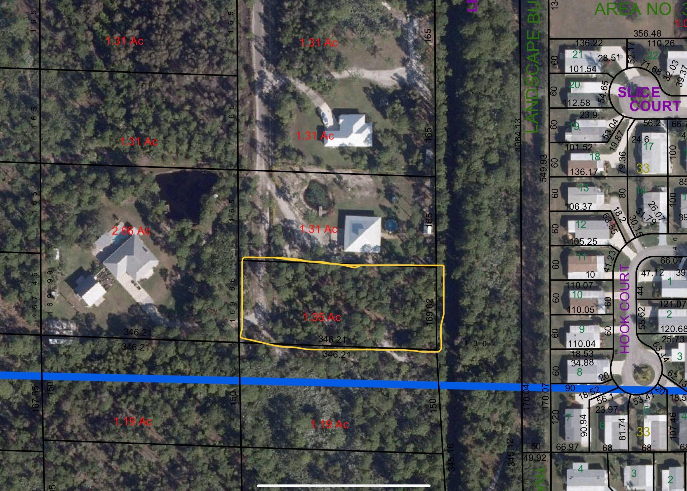1. 35 acre lot on the east side of US1.