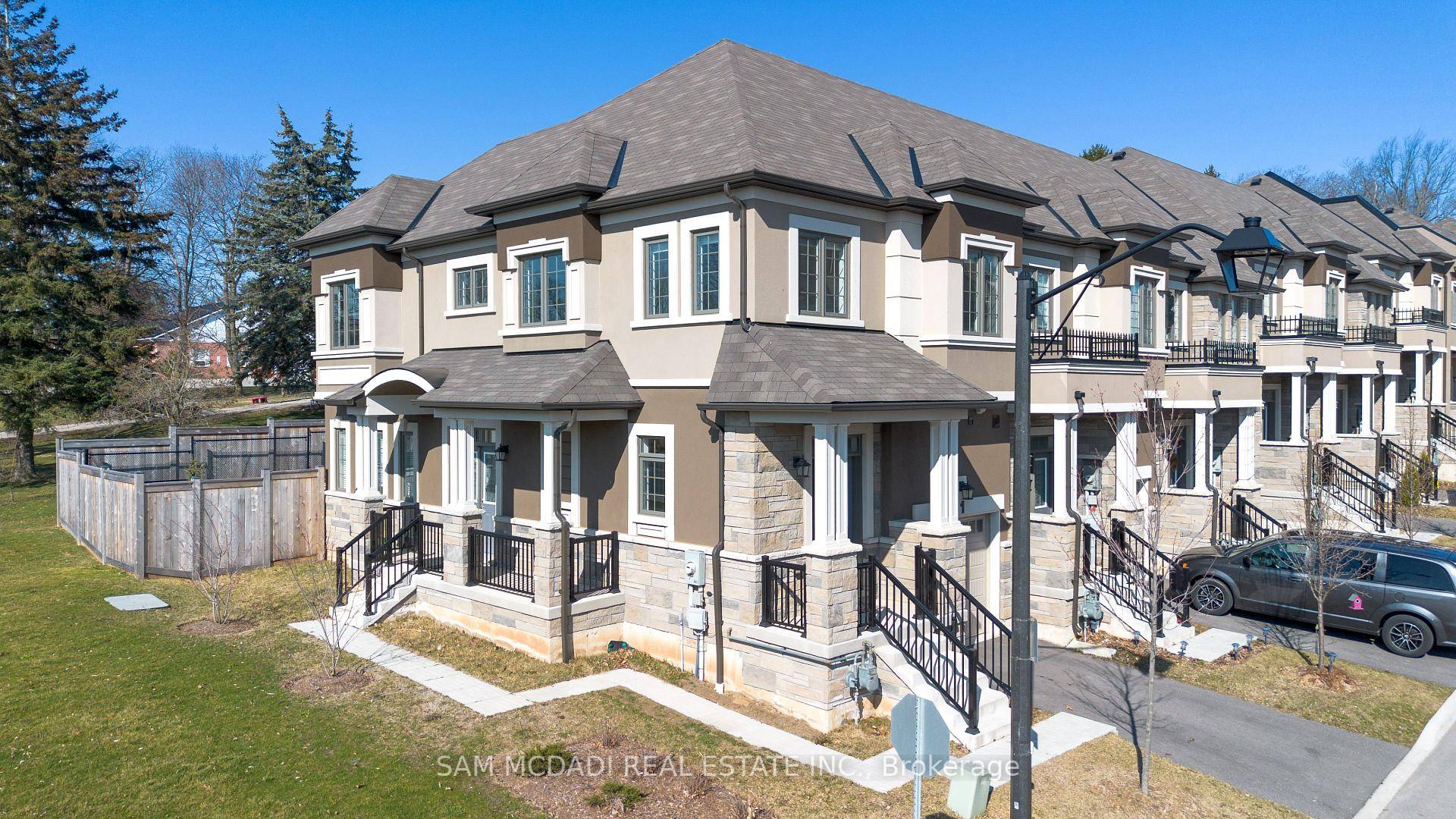 This Stunning Newly Built Executive Freehold Premium End Unit Town Home is Sure to Impress !
