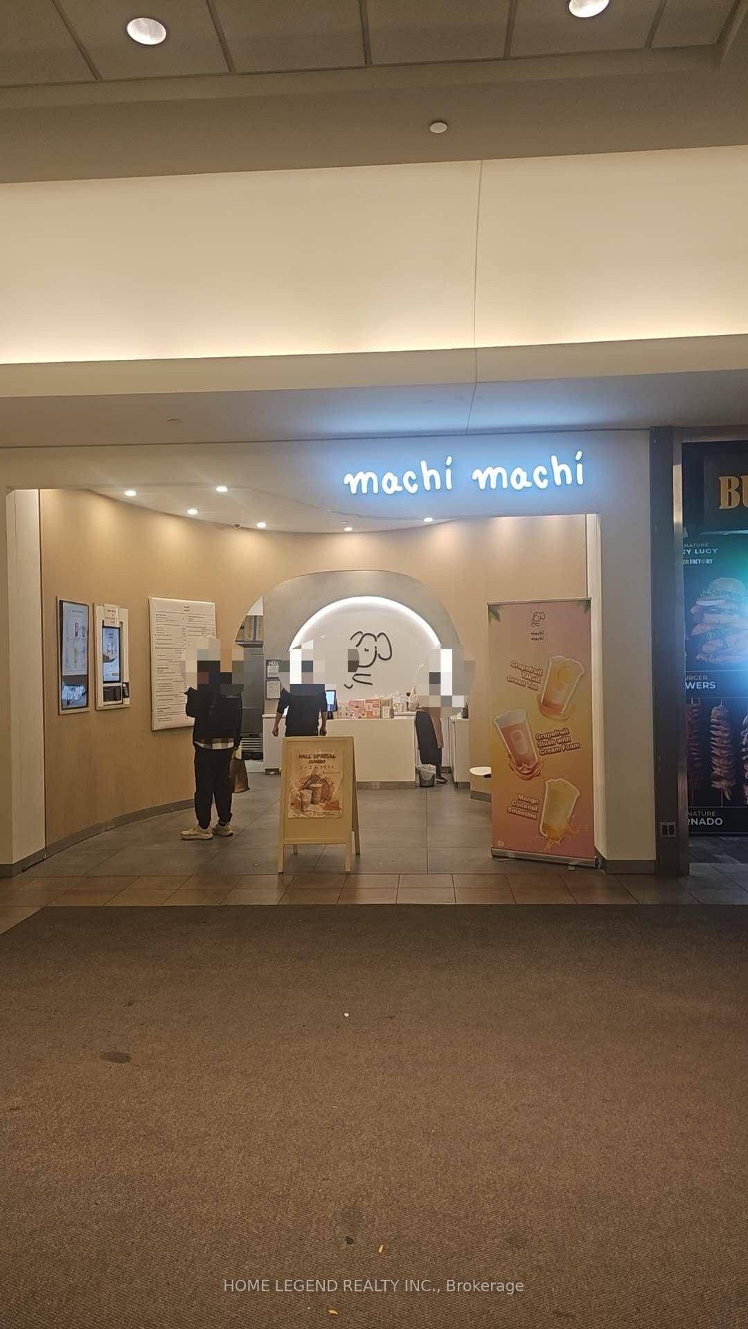Premium MACHI MACHI Bubble Tea Shop franchise location in the CF FAIRVIEW MALL Toronto.