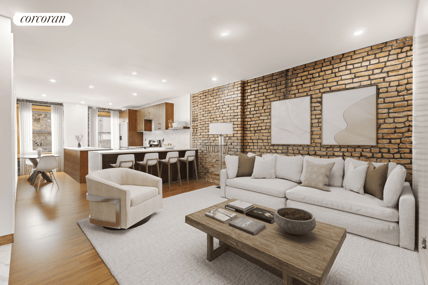 9 Ceiling Stunning, Newly Renovated Two Bedroom, Two Bathroom Apartment with Backyard in Chelsea Be the first to live in this beautifully renovated two bedroom, two bathroom apartment, located in ...