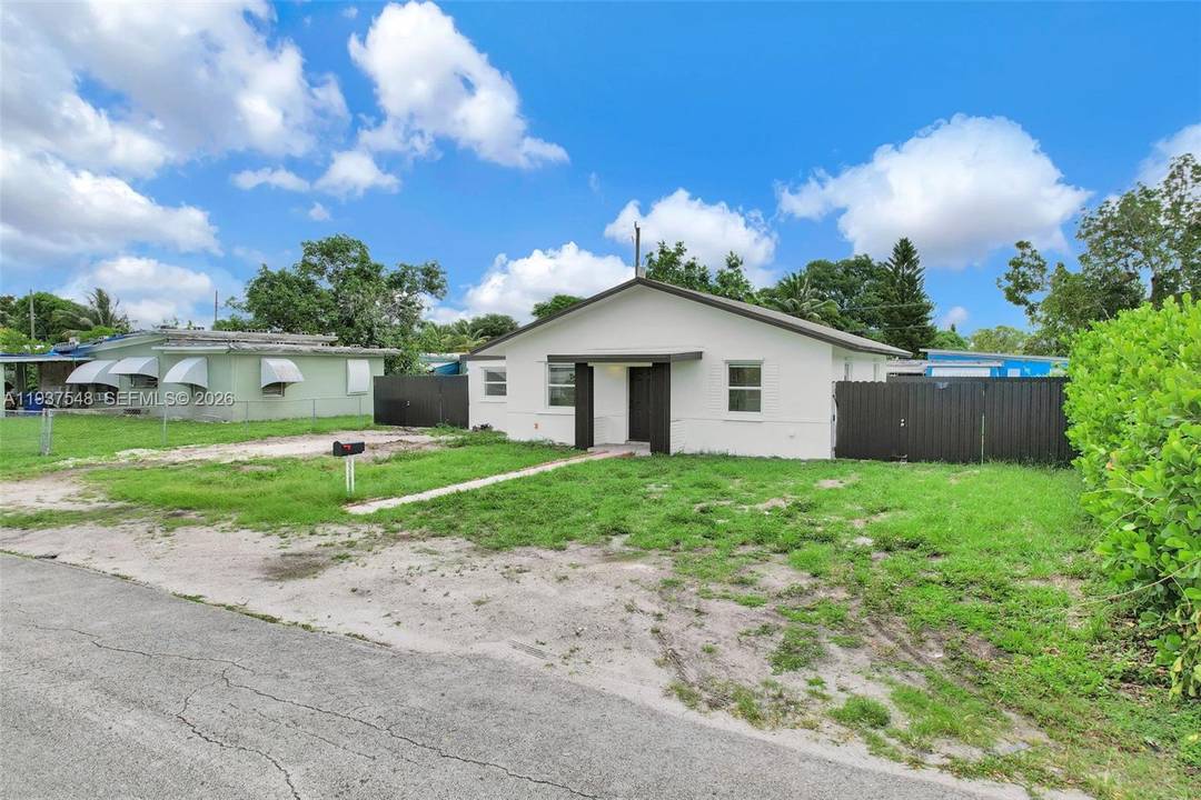 Remodeled three bedroom home featuring a pool with a spacious backyard, Plenty of space on the sides for future additions or parking outdoor kitchen or pergola.