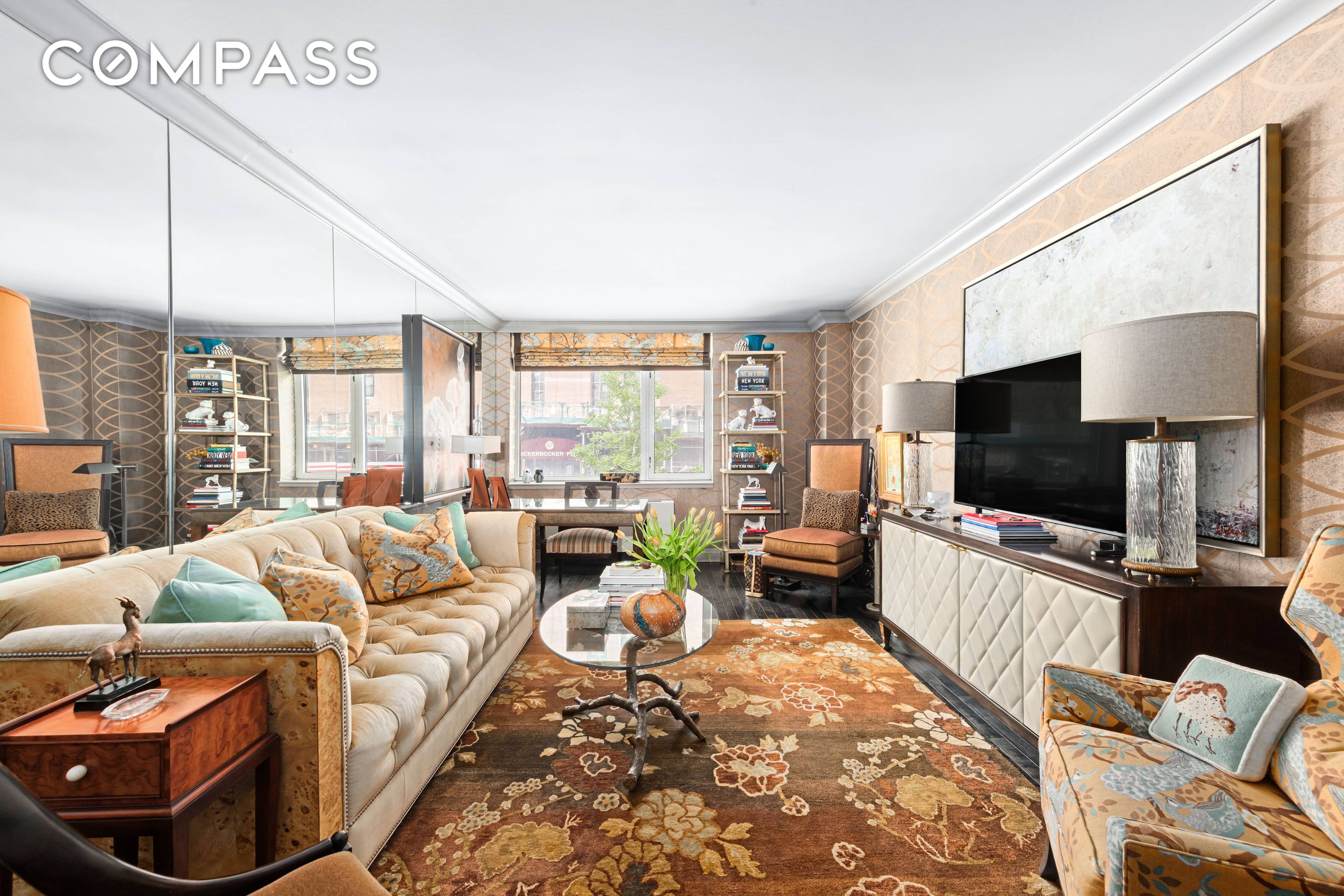 Rare opportunity to own a spectacular award winning, published NYC residence, impeccably designed by nationally acclaimed interior designers for use as their personal pied a terre at the Upper East ...