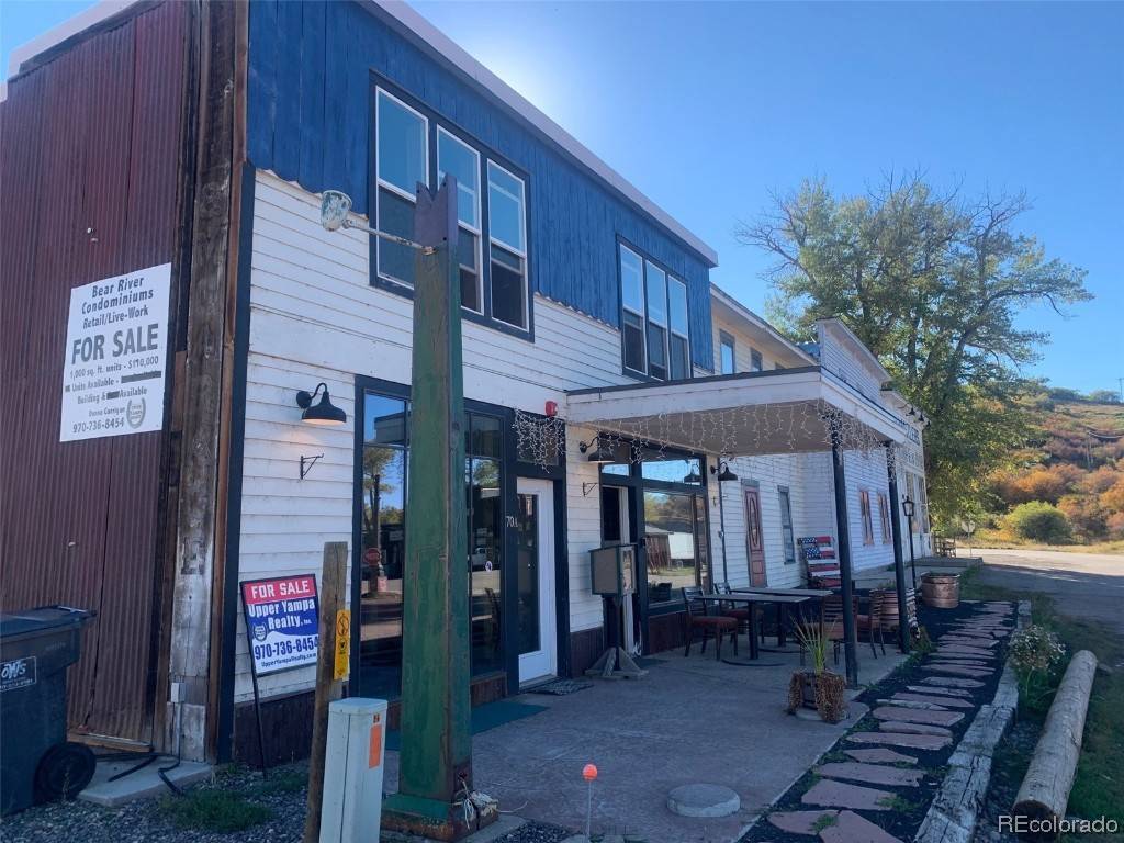 This newly built commercial kitchen, restaurant, retail space in Yampa, CO.