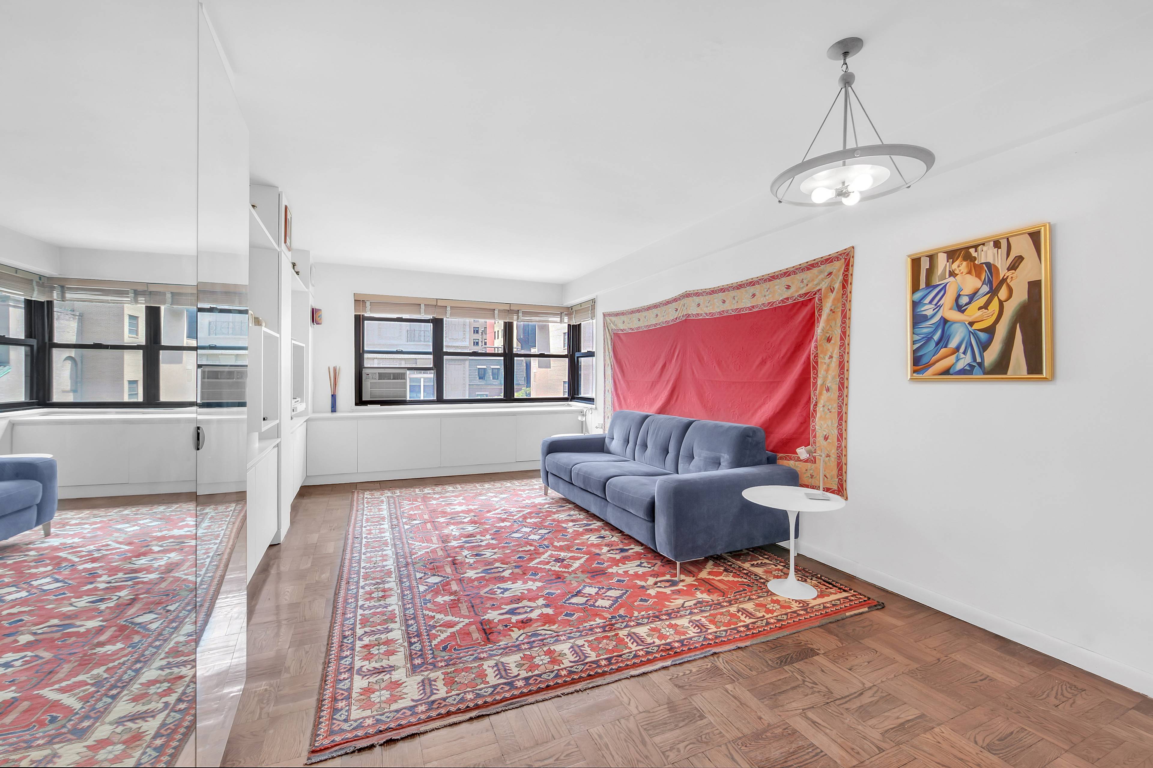 One half block from Fifth Avenue, Central Park, and Museum Mile, this studio is situated on one of Carnegie Hill's most charming and desirable tree lined streets !