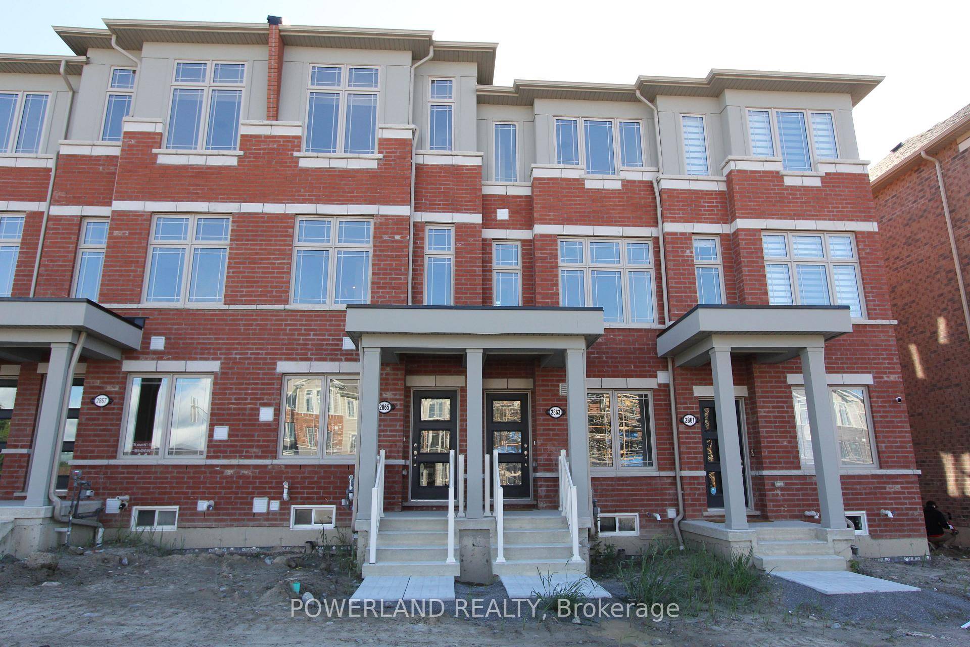 New Freehold 3 Bedrooms and 3 Washrooms Townhouse plus Family Office on lower level.