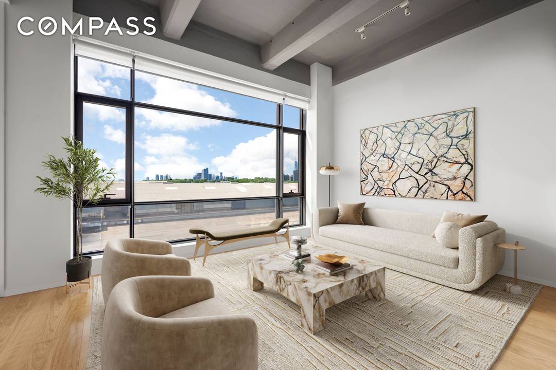 Spacious Waterfront Apartment in Red Hook with Parking Included Luxury Condo at 160 Imlay Street Manhattan Skyline Views Experience authentic Brooklyn waterfront living in this expansive one bedroom loft with ...