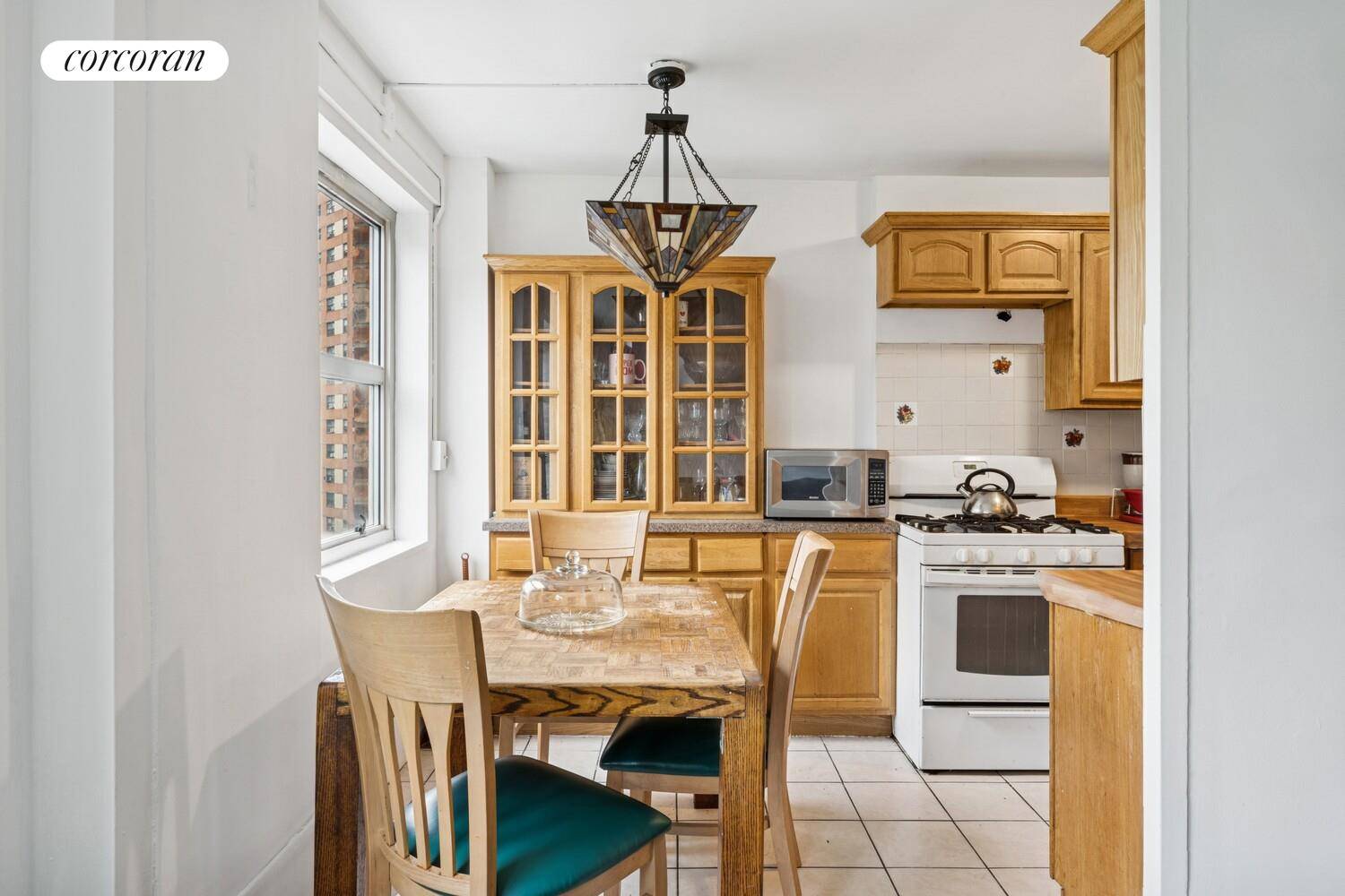 WOW ! Perched up on the 8th Floor, this large, freshly painted 2 bedroom, 1 bath apartment has the floor plan you've been looking for to make your own.
