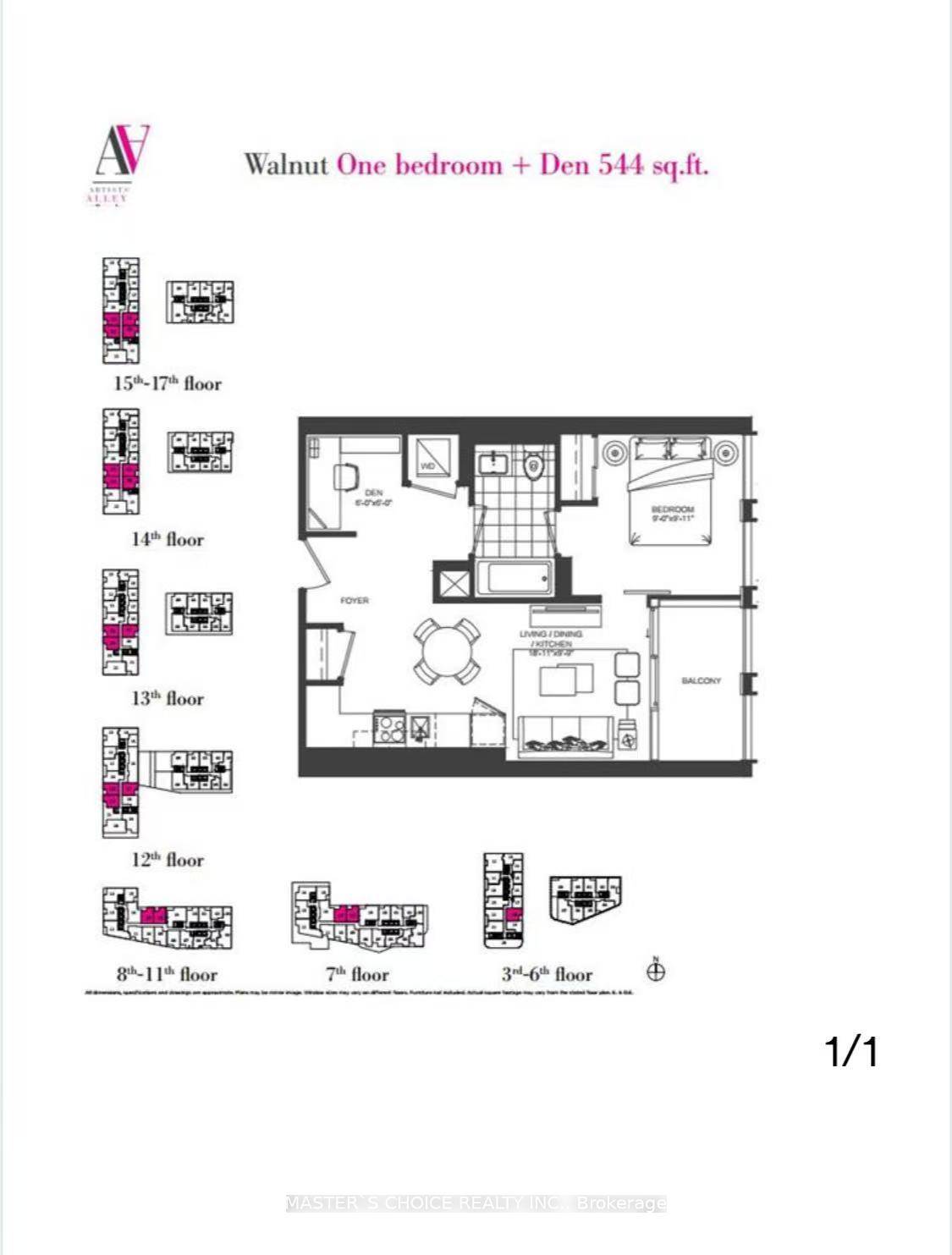 Luxury and Modern Artist Alley Condo Locted at Dundas University.