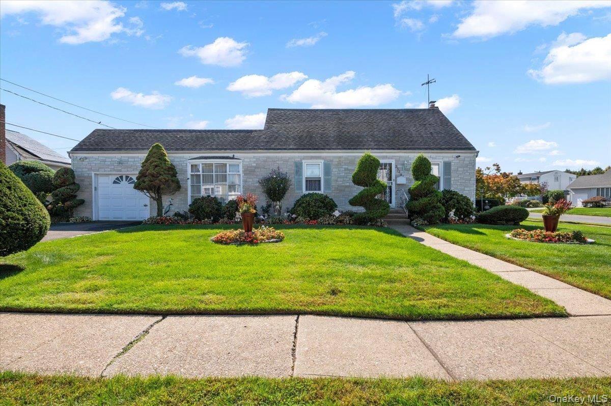 Welcome Home To This Wide Line Expanded Cape, Features 4 Bedrooms, 3 Full Bath, Eat In Kitchen Open to Formal Dining Room, Main Level Extension Living Room Family Room with ...