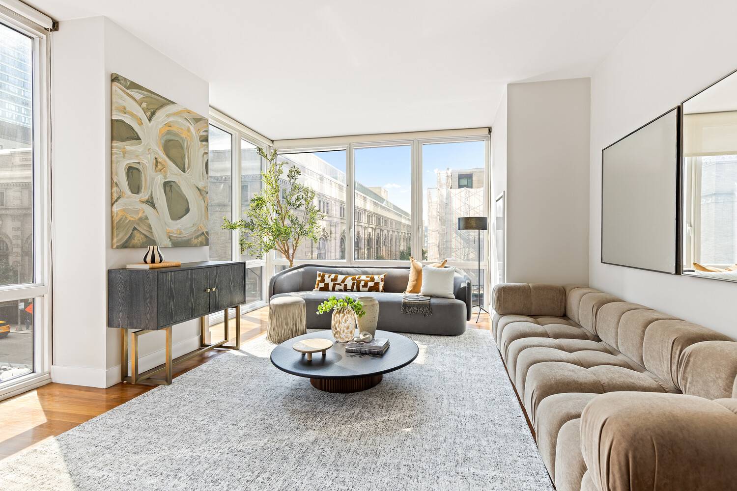 Apartment 4H at 10 West End Avenue Set on the southwest corner of 10 West End Avenue, Residence 4H is a bright and contemporary two bedroom, two bathroom home designed ...