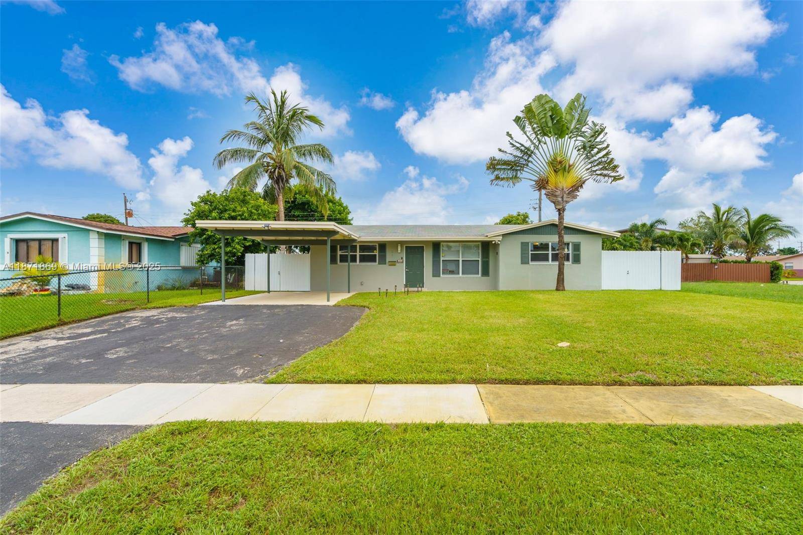 Beautiful renovated ranch home offer three bedrooms and two bathrooms.