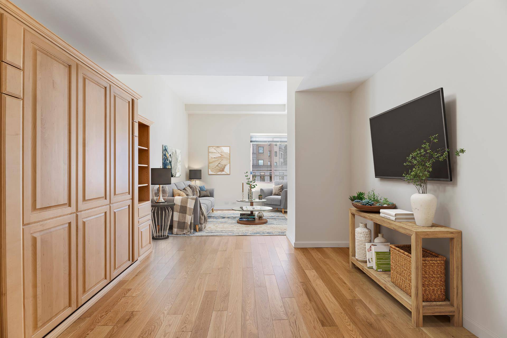 Studio at The Residences at Worldwide Plaza 350 West 50th Street Welcome to Residence 6J, a bright and spacious studio located in the vibrant heart of Midtown West.