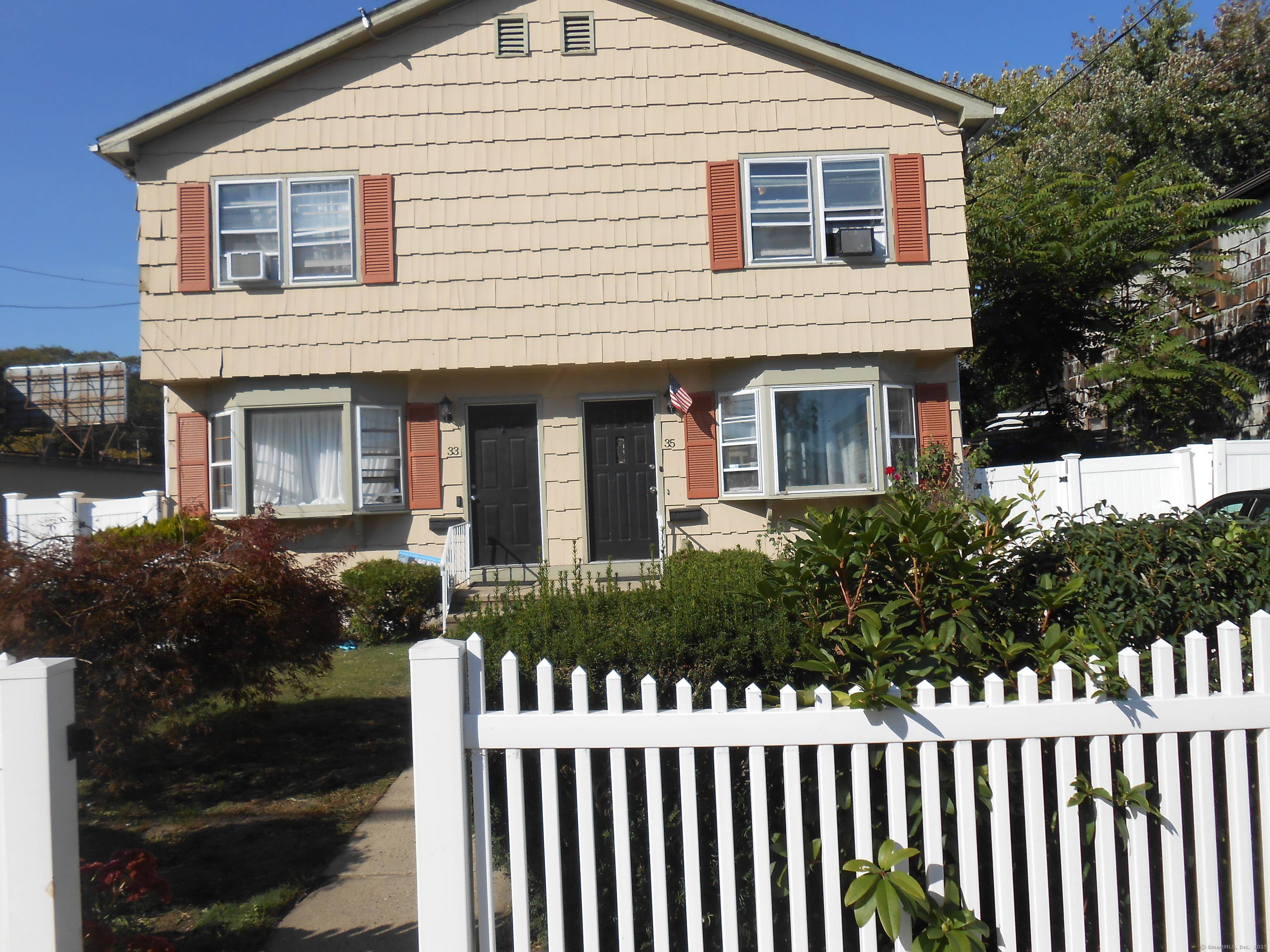 2 Family Side by Side Duplex in Sought after Beardsley Park Location.