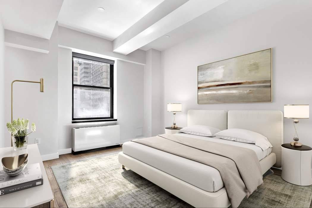 NEWLY RENOVATED SUN FILLED HOME FOR 2 BEDROOM USE WITH UNOBSTRUCTED VIEWS 1 BED 2 FULL BATHS MASSIVE HOME OFFICE Residence 501 exhibits a commodious, peaceful atmosphere with high ceilings.