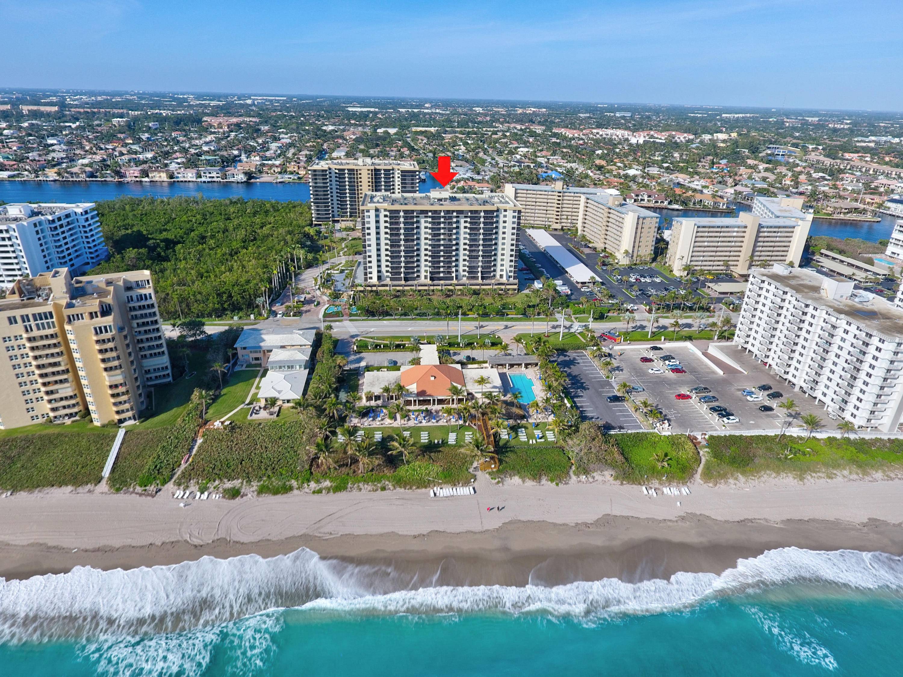 Experience beachfront living at its finest in this beautifully maintained 2 bedroom, 2 bath condo at the prestigious Coronado in Highland Beach.