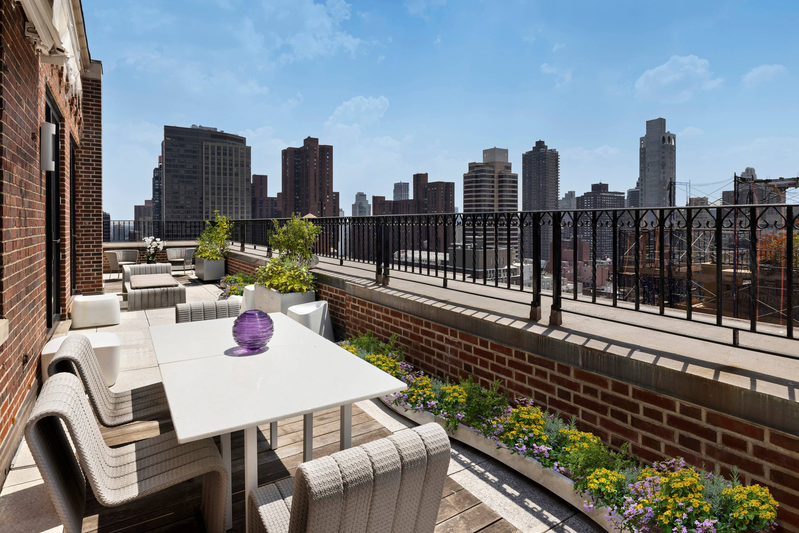 Terraced Penthouse Duplex 12 Room Masterpiece Chic sophistication awaits you in this sprawling Prewar showpiece.