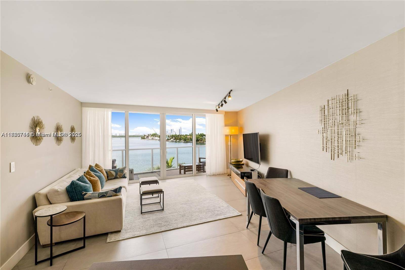 Waterfront view. Luxury boutique building in one of the most safety area in Miami Dade.