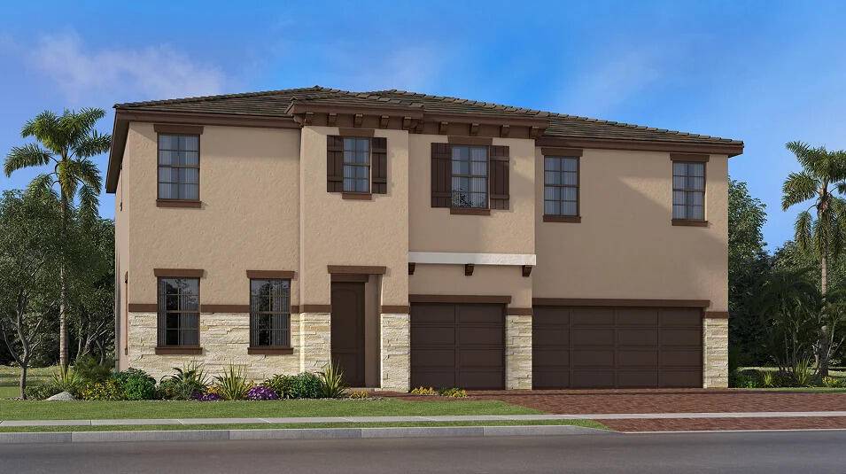 The lower level of this two story home includes a flex room ready to be transformed.