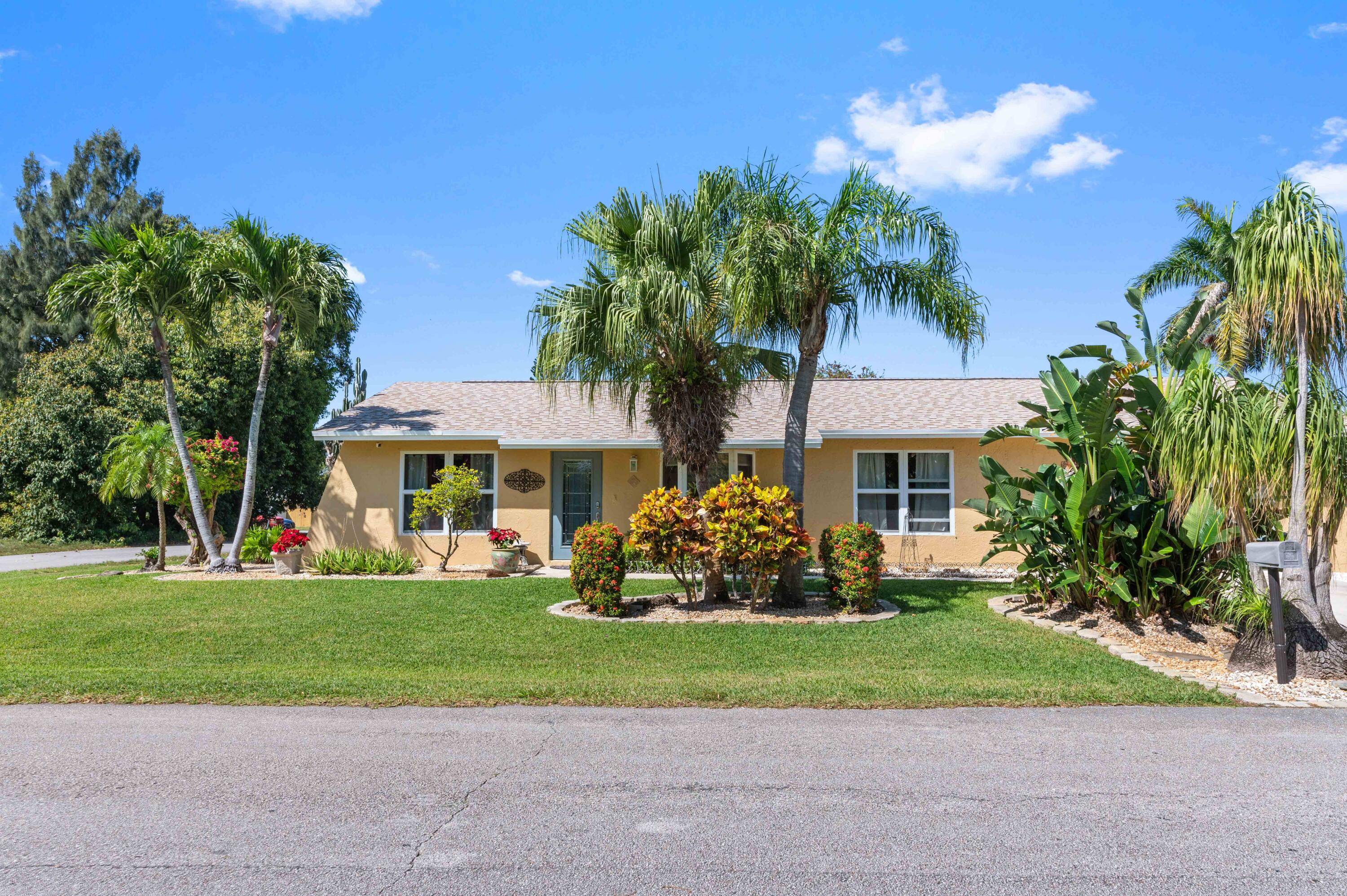 Welcome to this charming 1 story, waterfront home located on a desirable corner lot.