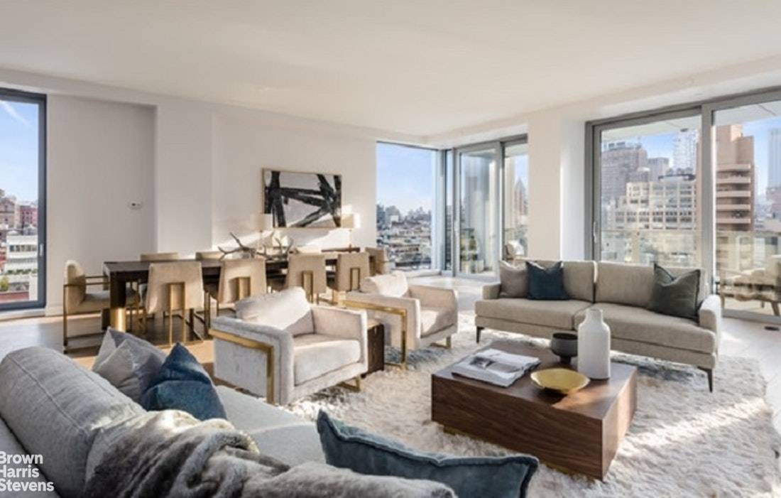 New 5 Bedroom Penthouse with 3 Terraces PHC at One Vandam is a magnificent, newly constructed, full floor penthouse condominium with approximately 4, 759 square feet, 5 bedrooms, 4.