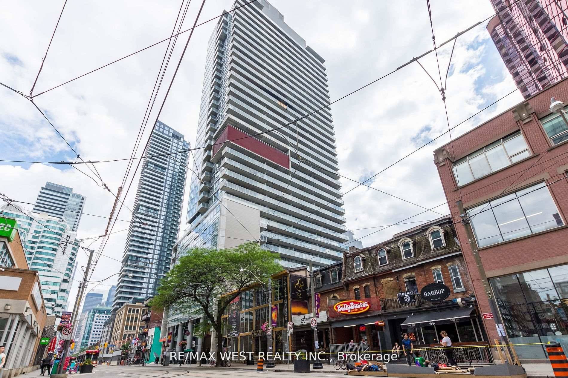 Location, Location, Location Don't Miss Out On This Unique Amazing 1 Den Can be used as 2nd Bedroom with 2 Washroom Condo In The Heart Of The Downtown Toronto Core.